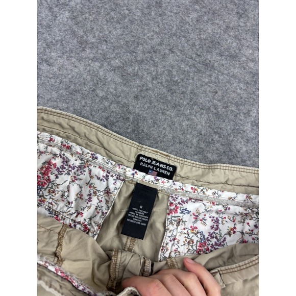 Polo Jeans RL Women's 8 Shorts Low Rise Cargo Military Baggy Utility Y2K VTG Y2K - Picture 5 of 9